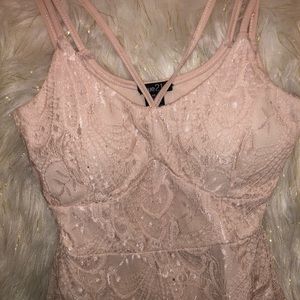 Light pink spaghetti strap tank